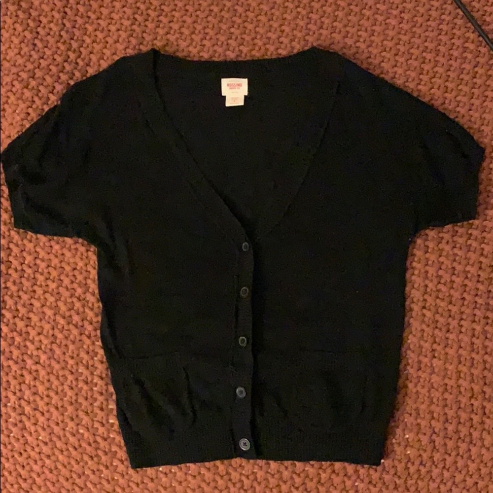 Short sleeve cardigan